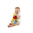 Baby Hanging Car Seat Toys Plush Activity Hanging Stroller Toys with BB Squeaker and Rattles For Newborn Travel Activity Toy