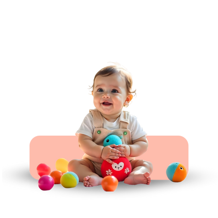 Brinquedos e estímulos sensoriais para bebês